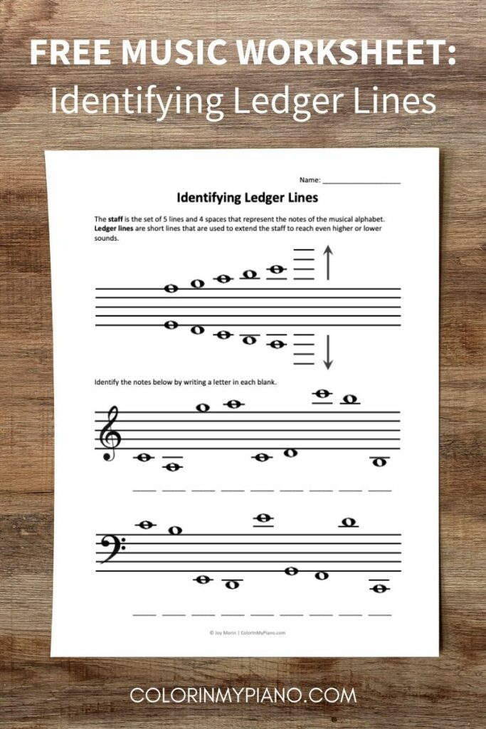 ledger lines