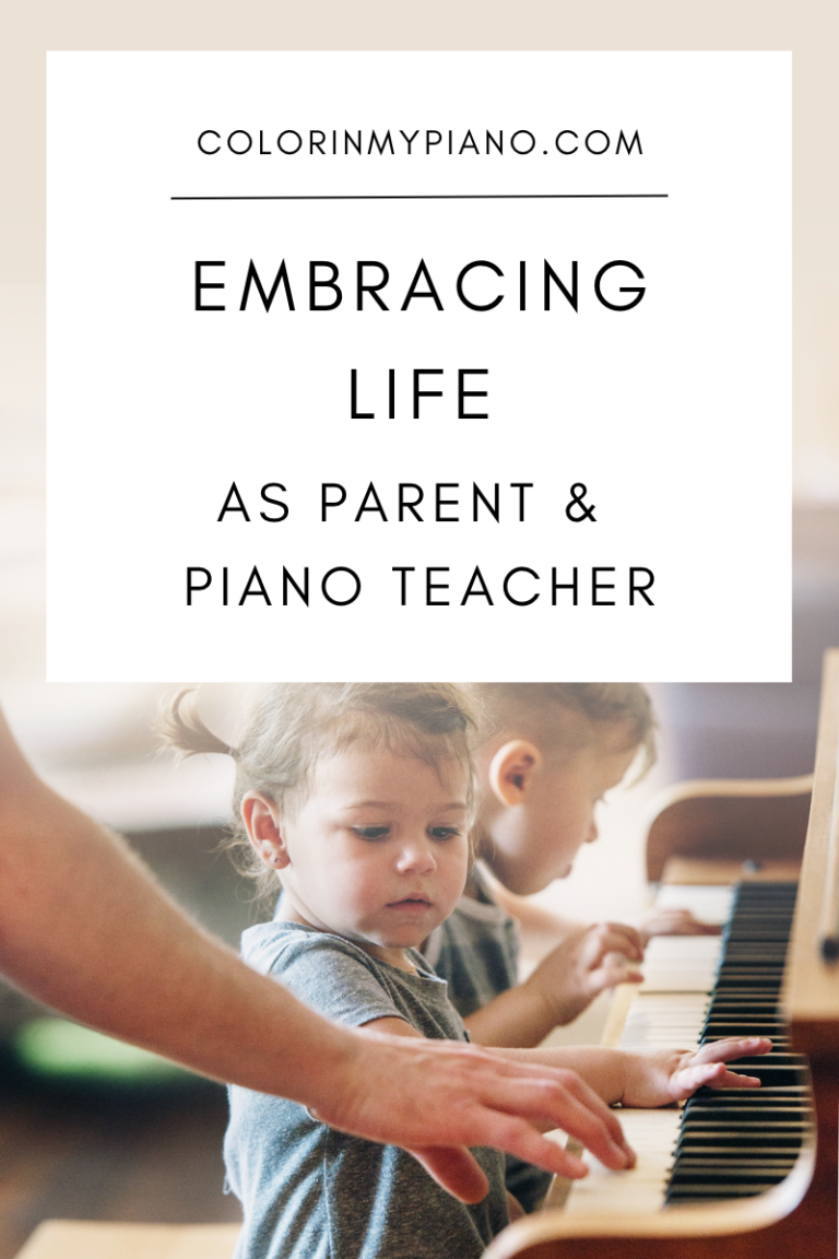 Teaching Piano – Color In My Piano