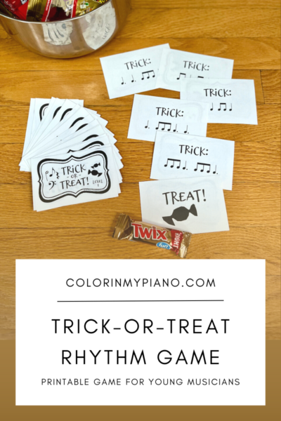 Trick-or-Treat! Rhythm Game – Color In My Piano