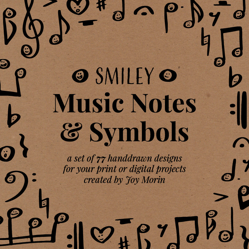 Handdrawn Music Notes Symbols Sets Color In My Piano